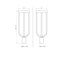Z-Lite Leland Outdoor Post Mount Fixture, 1-Light, 9 In.W x 26.25 In.H, Sand Black/Sand Blast 5005PHB-BK-LED - alternate 4